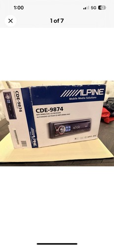 Alpine cde 9874 din - 1,